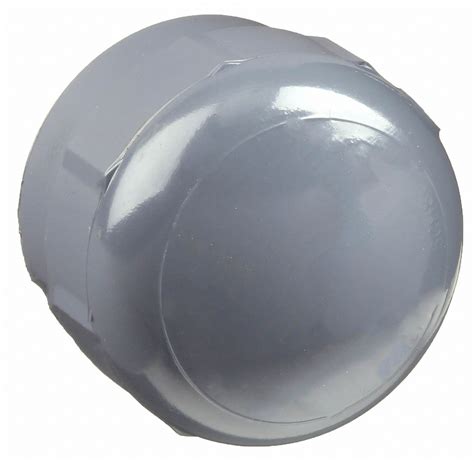 Grainger Approved Pvc Cap Npt 1 12 In Pipe Size Pipe Fitting