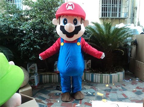 Buy Large Luxury Super Mario Bros Mascot Costume