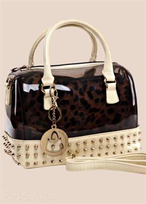 Mg Collection Mentha Gothic Studded Candy Handbag New Handbags Mini