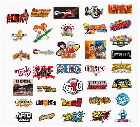 Lista 95 Foto Logos De Animes Y Sus Nombres Actualizar