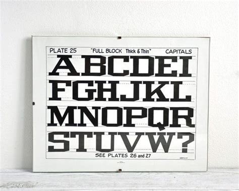 Alphabet Print Vintage Alphabet Art 1920s Fonts Print Etsy