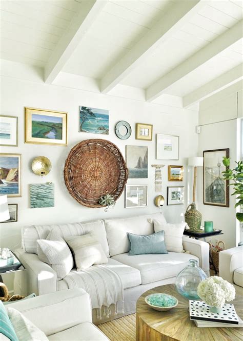 Eclectic Home Tour Little Glass House Beach Theme Living Room