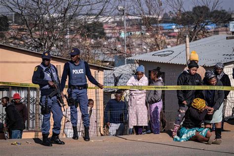 at least 15 dead after mass shooting at a bar in soweto south africa