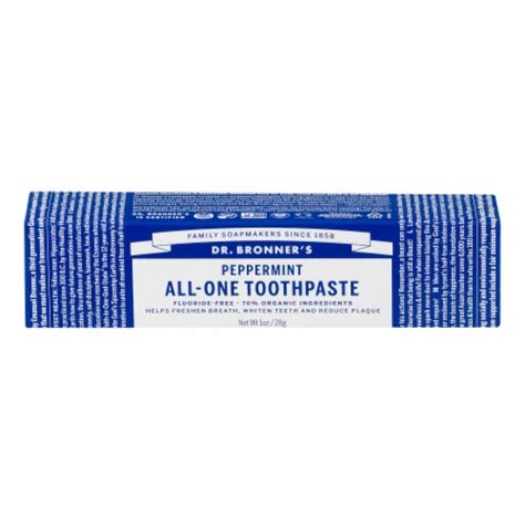 Dr Bronners Peppermint All One Toothpaste 1 Oz King Soopers