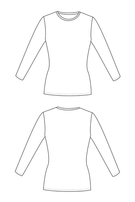 Long Sleeve Shirt Pattern Long Sleeve Knit Sleeves Pattern Long