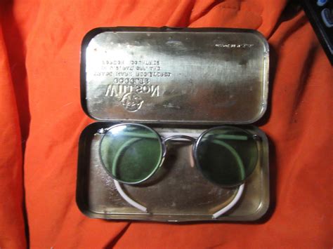 Vintage 1900s Willson Safety Goggles With Green Lenses With Etsy