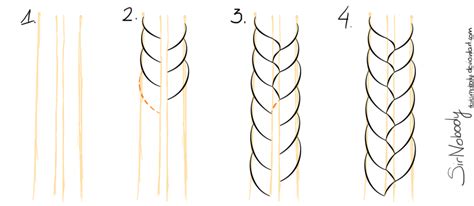 How To Draw A Braid