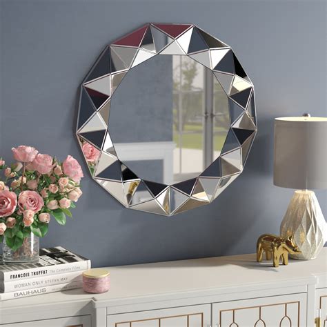 20 Collection Of Rectangle Ornate Geometric Wall Mirrors Mirror Ideas
