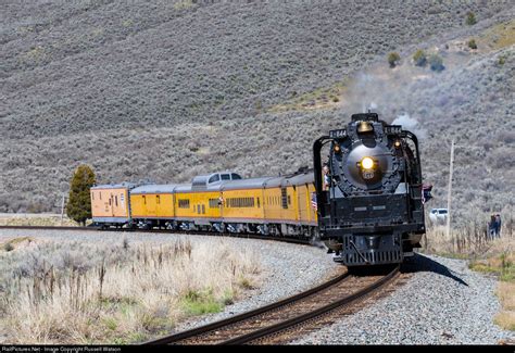 Railpicturesnet Photo Up 844 Union Pacific Steam 4 8 4 At Pebble