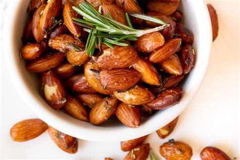 Rosemary Garlic Oven Roasted Almonds Recipe Ketofocus