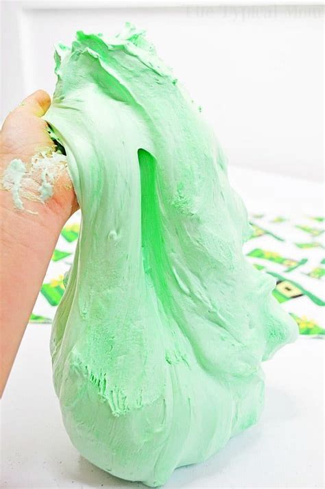 Slime Made With Shaving Cream Slime With Shaving Cream Shaving Cream Slime Recipe Fluffy