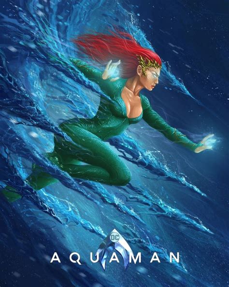 Mera Aquaman Film Character Artwork Jasmin Dencic On Artstation At