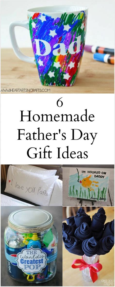 Sweet homemade gifts for father's day, made by kids! 6 Homemade Father's Day Gift Ideas - The Write Balance ...