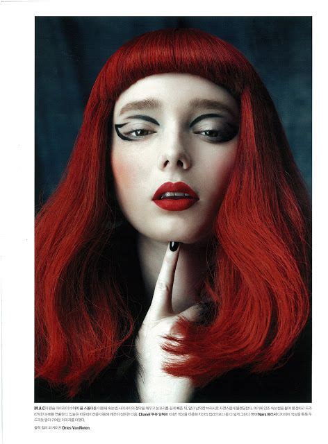 Edkorea Ed Chois Western And Korean Models In 2023 Red Hair With