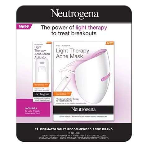 Neutrogena Light Therapy Acne Mask 60 Treatments Sams Club