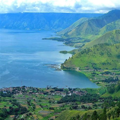 An Aerial View Of Lake Toba North Sumatra Indonesia Photo By Ig