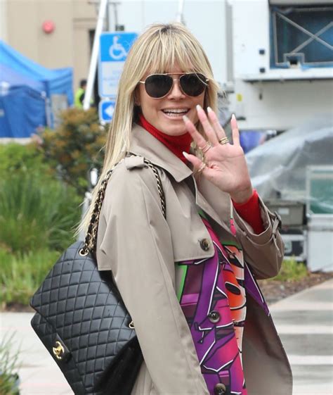 Model, tv personality and entrepreneur. Heidi Klum - Arrives at America's Got Talent in Pasadena ...