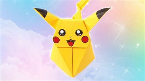 Origami Pikachu How To Make Pikachu Easy Tutorial Pikachu With