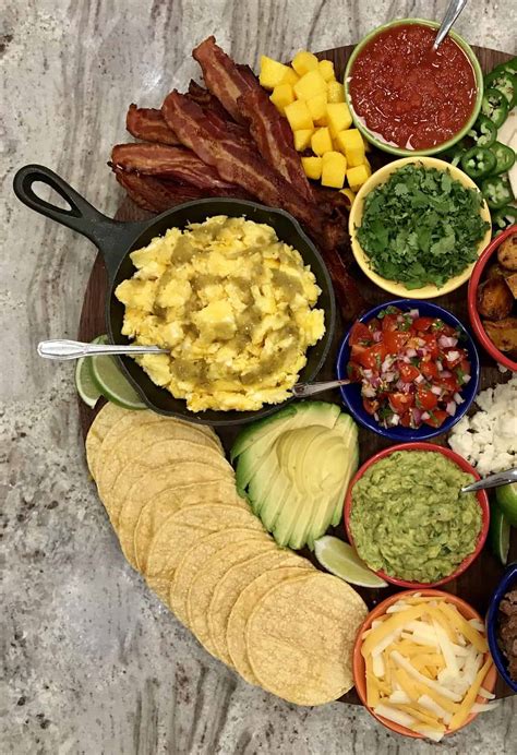 Build Your Own Breakfast Taco Board The Bakermama
