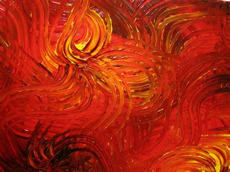 Large Red Abstract Painting Textured Wall Art Original