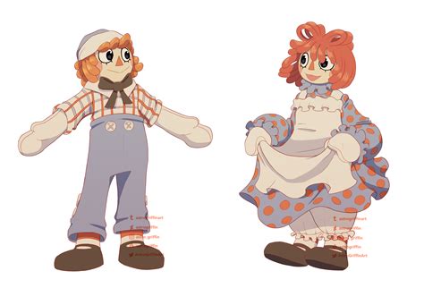 Raggedy Ann And Raggedy Andy By Astrogriffin On Deviantart