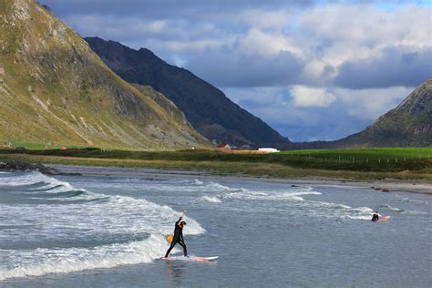 Surfing In Lofoten Islands Norway Unstand Arctic Surf Flickr