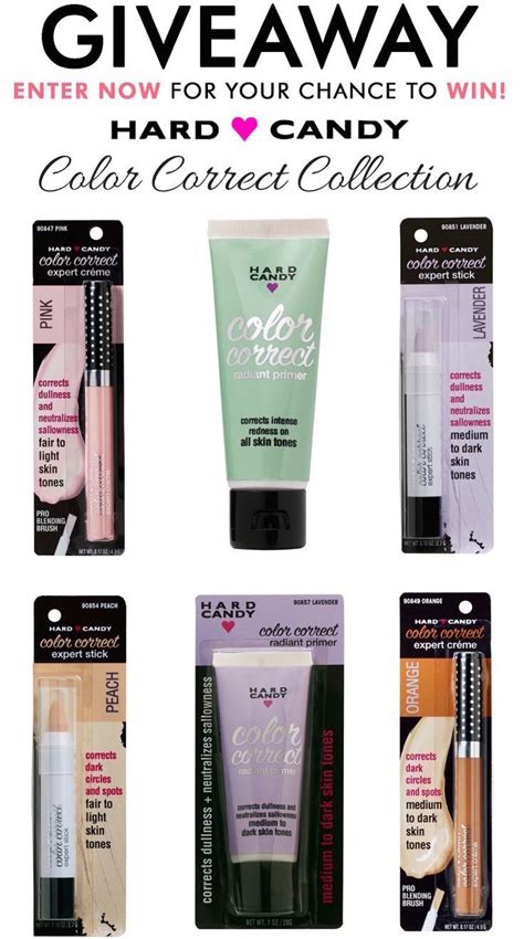 win it hard candy color correct collection giveaway 6 winners beauty products drugstore