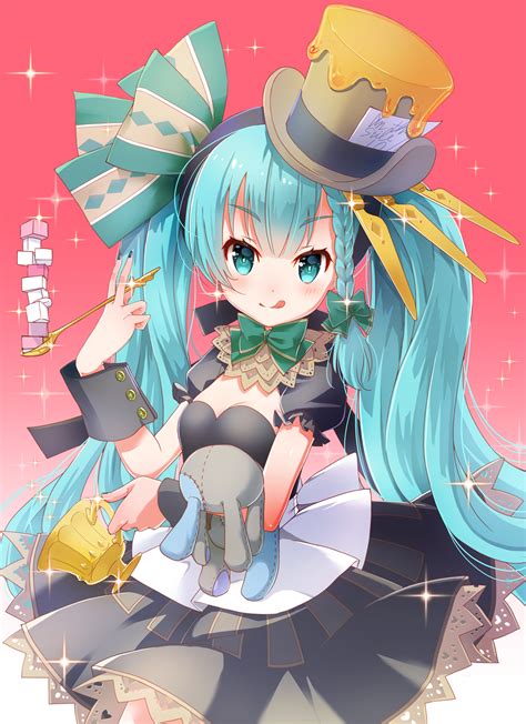 Safebooru 1girl Q Alice In Wonderland Bangs Between Fingers Black Bow Black Dress Black