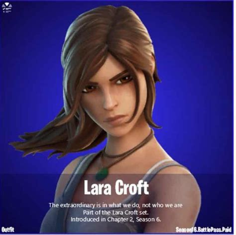 Lara Croft Is Coming To Fortnite