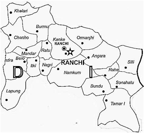 Ranchi District Ranchi District Map