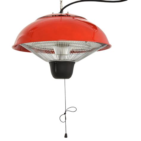 Outsunny Patio Heater 1500W Electric Aluminium Ceiling Hanging Garden