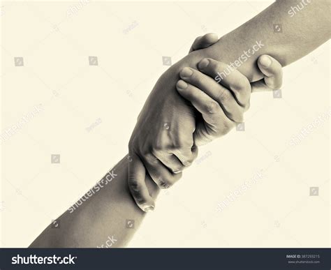 Helping Hand Isolated Toned Image Stock Photo 387293215 Shutterstock