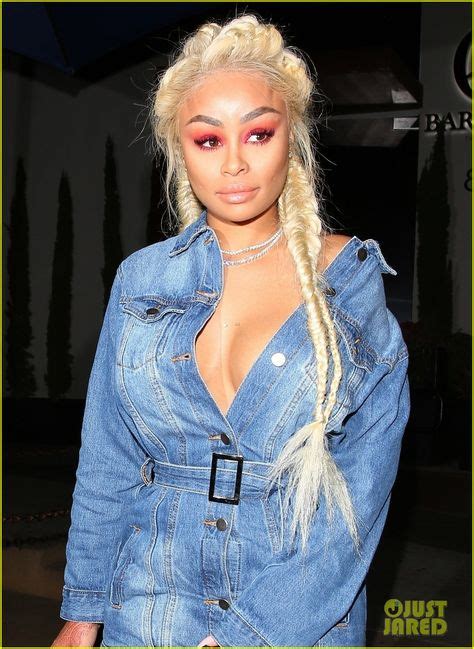 Blac Chyna Shows Off Her New Blonde Hair At Dinner Photo 3910321 Blac Chyna Pictures Just