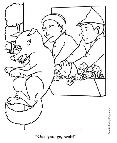 Free printable little red riding hood maze activity sheet for kids. Little Red Riding Hood Story Coloring Pages