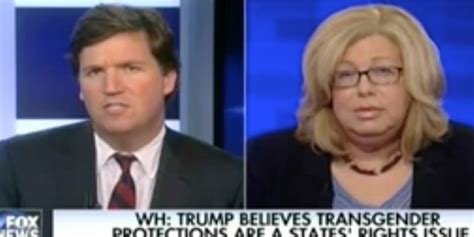 tucker carlson brings trans guest on his show immediately insults her the huffington post