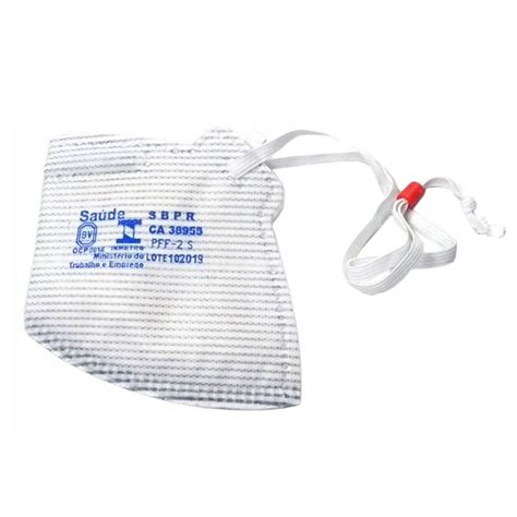 Elemento filtrante, composto por microfibras de polipropileno tratadas. Fast Epis - Máscara PFF2 Sem Válvula Branca CA 38955 - Air ...