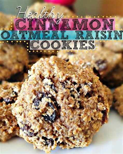 Very low fat low calorie oatmeal raisin cookies recipe. 65 Calorie Cinnamon Oatmeal Raisin Cookies! - Simply ...