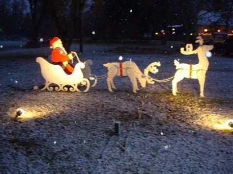 Make way for santa and his sleigh with a couple of reindeer and a penguin helper, he is ready to land in your yard—or even indoors, if theres room enough. 61 best images about Santa Sleigh and Reindeer Outdoor ...