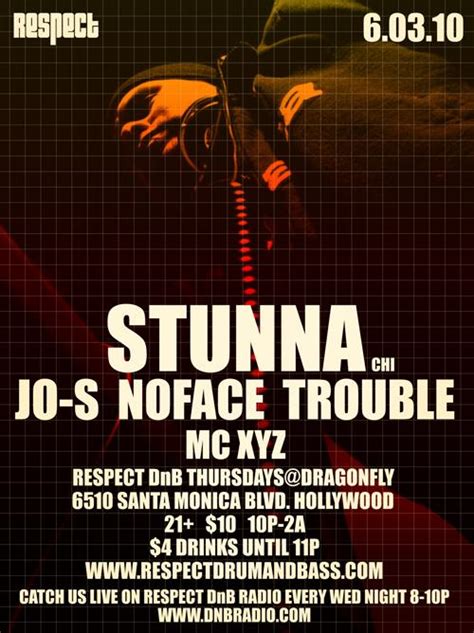 Stunna California Swing Spring 2010 Live Dates Doa Drum And Bass Forum