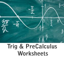 Derivative and integral rules a compact list of basic rules. Trig and PreCalculus Vol 2 Worksheets- 190+ Solved ...