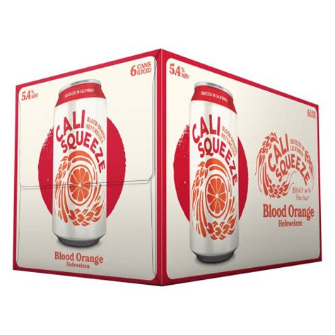 Hefeweizen Blood Orange Domestic Beer Cali Squeeze 6 X 12 Oz Delivery