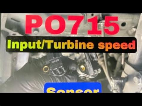 Easy To Fix Code P Input Turbine Speed Sensor Youtube