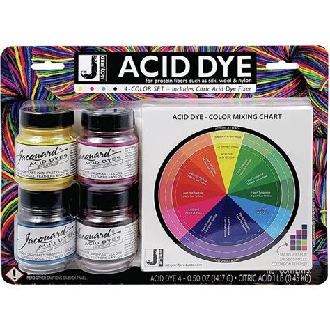 Jacquard Acid Dyes 4 Color Set For Silk And Wool A Childs Dream