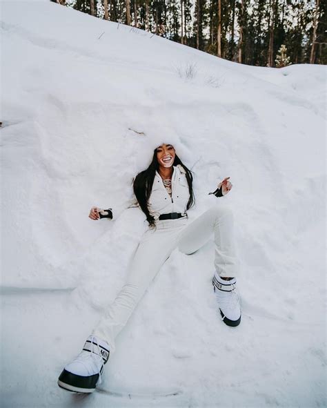 Winnie Harlow Sexy At The Ski Resort In New Years Eve 2021