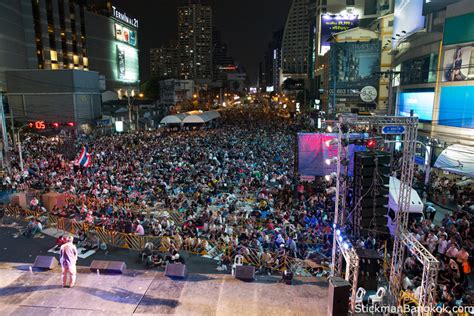 the bangkok shutdown by night stickman bangkok