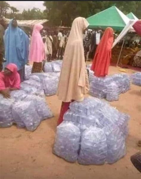 Bauchi First Lady Empower Women With Bags Of Sachet Water Politics Nigeria