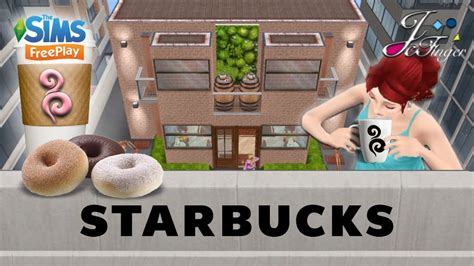Starbucks Set By Simmingwithabbi Sims 4 Sims The Sims