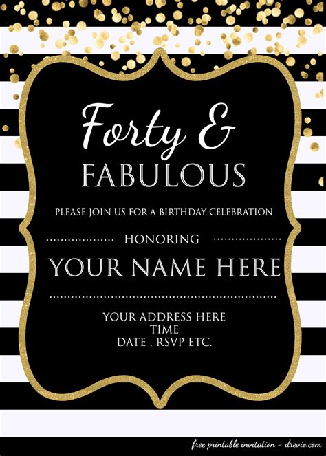 Free Printable Great To Be 8 Invitations
