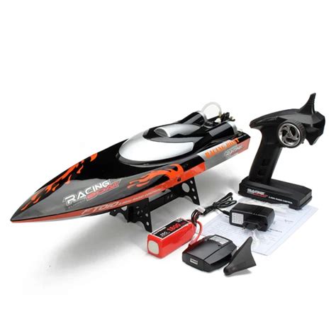 exclusive newest larger ft010 rc boat in 35km h remote control speed boat water cooling system