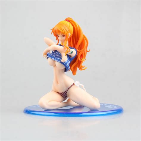 14cm One Piece Nami Swimsuit Sexy Figure Pvc Doll Anime Toys Collection